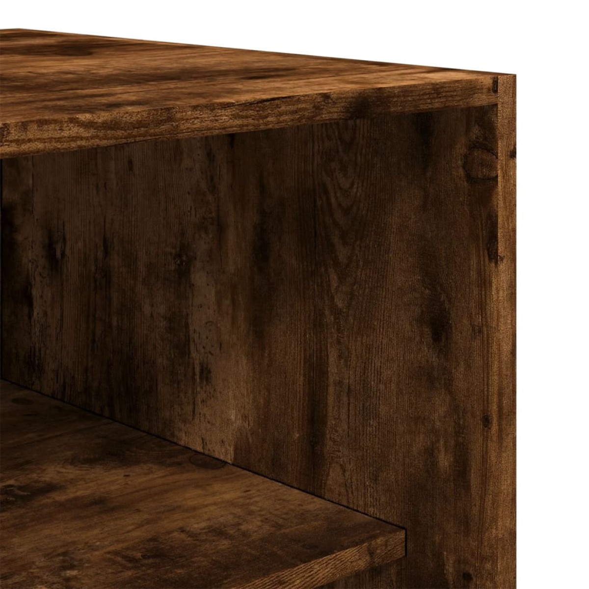 vidaXL Ντουλάπα Χρώμα Καπνιστή Δρυς 50 x 50 x 200 εκ. από Επεξ. Ξύλο
