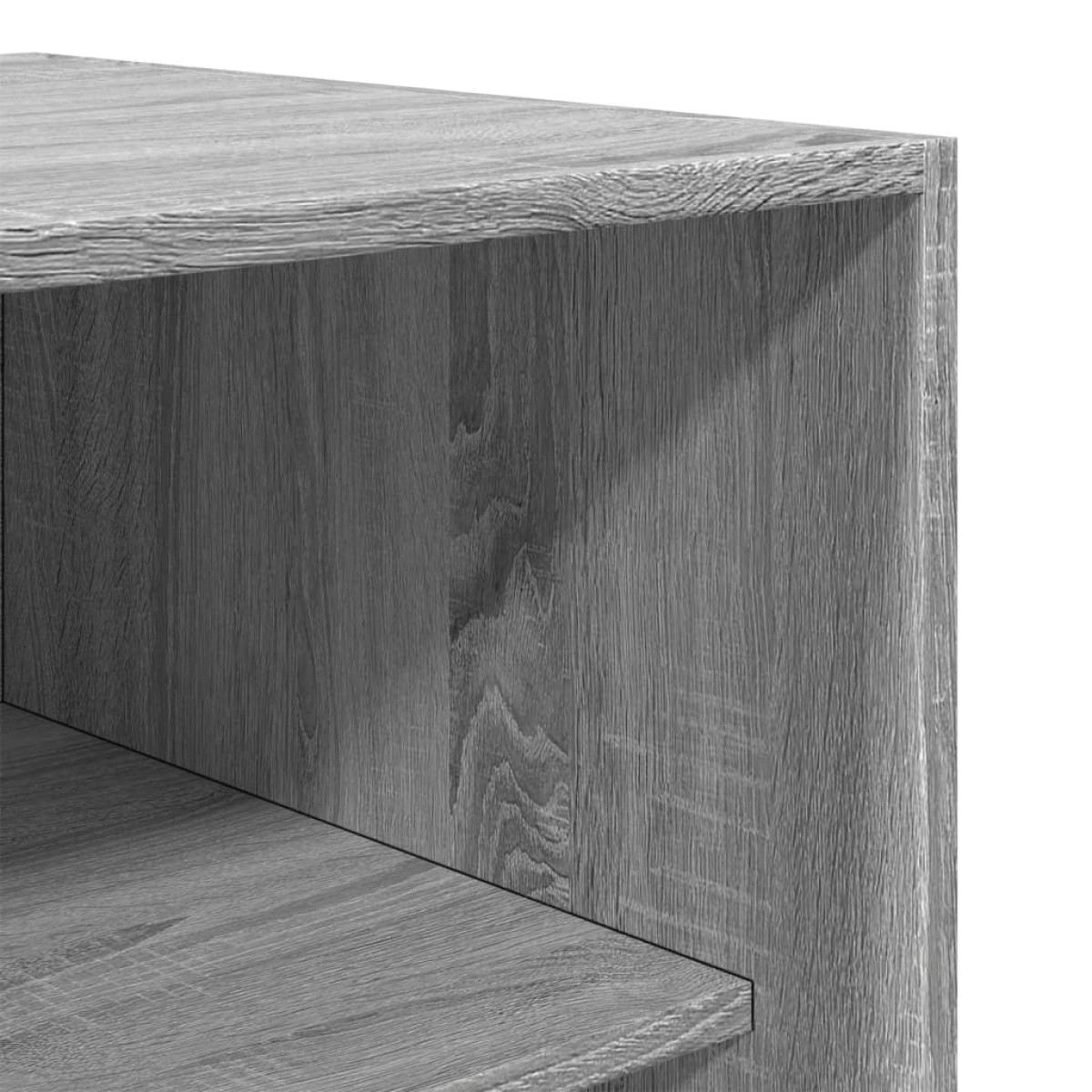 vidaXL Ντουλάπα Γκρι Sonoma 50x50x200 εκ. από Επεξεργασμένο Ξύλο