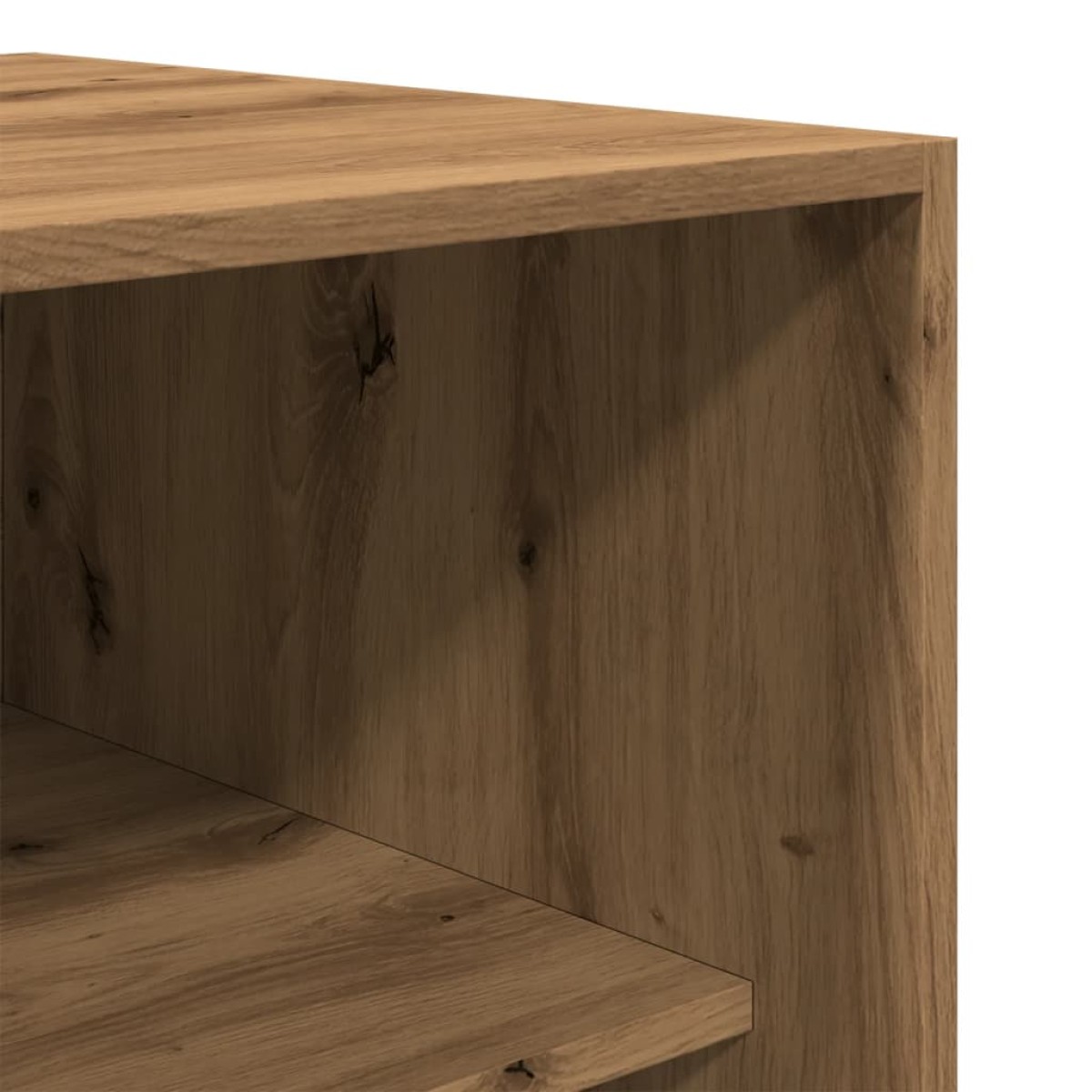 vidaXL Ντουλάπα Αρτισιανή Δρυς 50x50x200εκ από Επεξεργασμένο Ξύλο