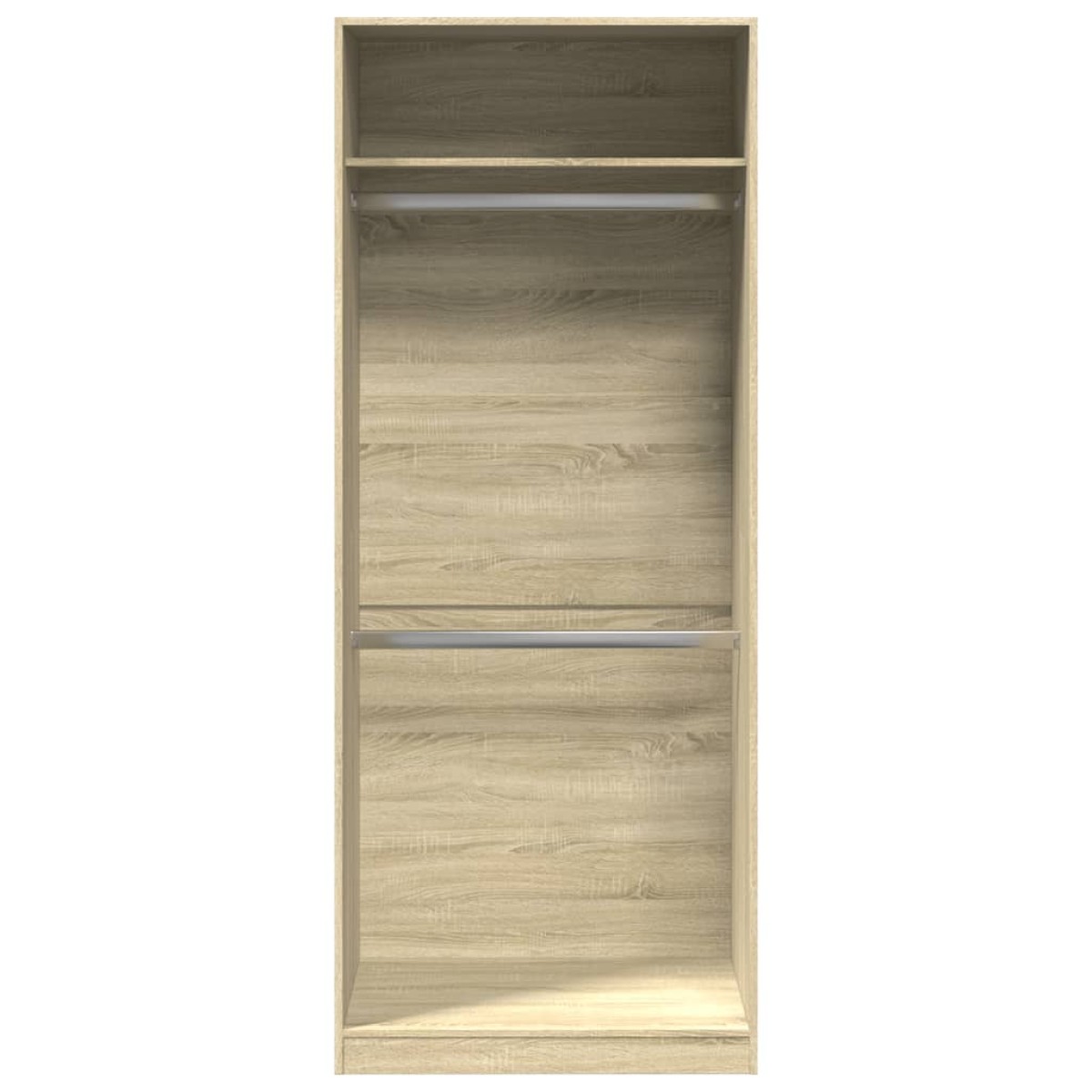 vidaXL Ντουλάπα Χρώμα Sonoma Δρυς 80x50x200 εκ. από Επεξ. Ξύλο