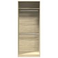 vidaXL Ντουλάπα Χρώμα Sonoma Δρυς 80x50x200 εκ. από Επεξ. Ξύλο