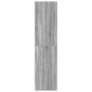 vidaXL Ντουλάπα Γκρι Sonoma 80x50x200 εκ. από Επεξεργασμένο Ξύλο