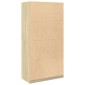 vidaXL Ντουλάπα Χρώμα Sonoma Δρυς 100x50x200εκ. από Επεξεργασμένο Ξύλο