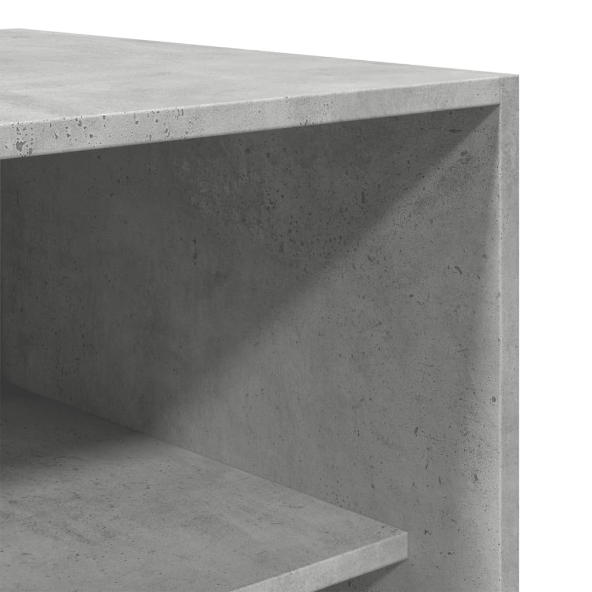 vidaXL Ντουλάπα Γκρι του Σκυροδέματος 100x50x200εκ. Επεξεργασμένο Ξύλο
