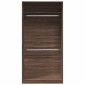 vidaXL Ντουλάπα Καφέ Δρυς 100x50x200 εκ. από Επεξεργασμένο Ξύλο