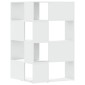 vidaXL Βιβλιοθήκη Γωνιακή 4 Επ. Λευκή 85x85x140 εκ Επεξ. Ξύλο