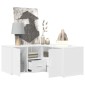 vidaXL Ντουλάπι Γωνιακό Λευκό 160x40x45 εκ. από Επεξ. Ξύλο