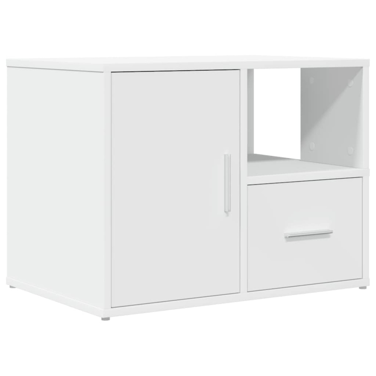 vidaXL Ντουλάπι Γωνιακό Λευκό 160x40x45 εκ. από Επεξ. Ξύλο