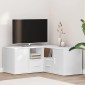 vidaXL Ντουλάπι Γωνιακό Λευκό 160x40x45 εκ. από Επεξ. Ξύλο