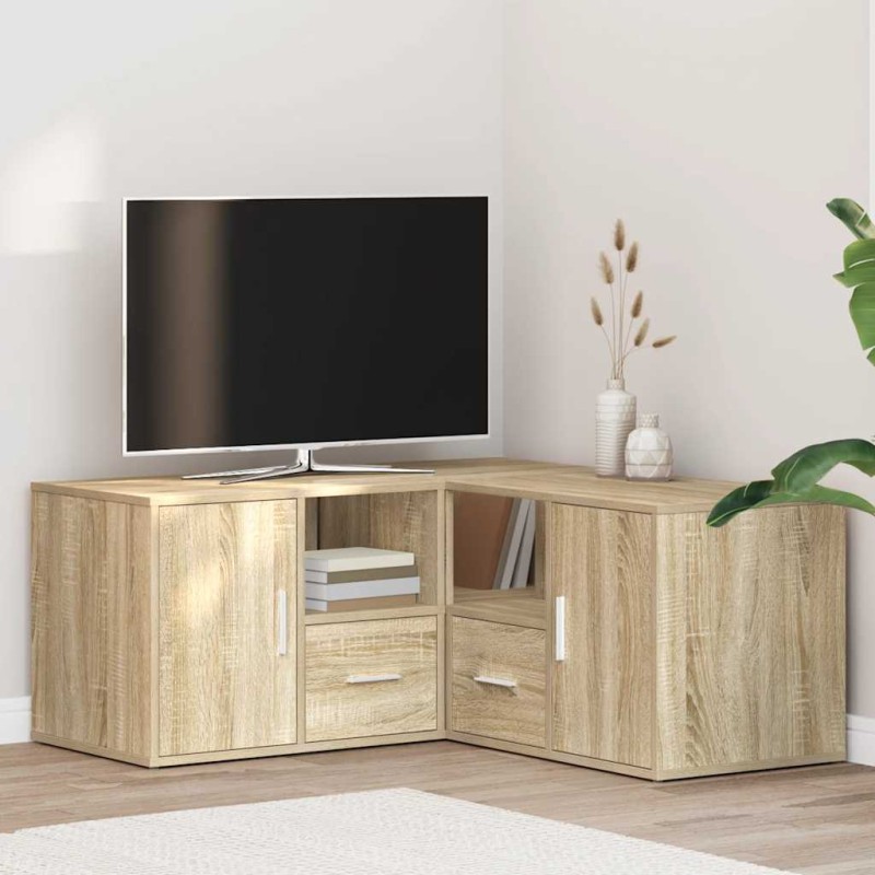vidaXL Ντουλάπι Γωνιακό Sonoma Δρυς 160x40x45 εκ. Επεξεργασμένο Ξύλο