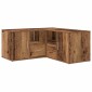 vidaXL Ντουλάπι Γωνιακό Όψη Παλαιού Ξύλου 160x40x45 εκ. από Επεξ. Ξύλο