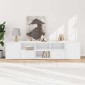 vidaXL Ντουλάπι Γωνιακό Λευκό 200x40x45 εκ. από Επεξ. Ξύλο