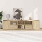 vidaXL Ντουλάπι Γωνιακό Sonoma Δρυς 200x40x45 εκ. Επεξεργασμένο Ξύλο