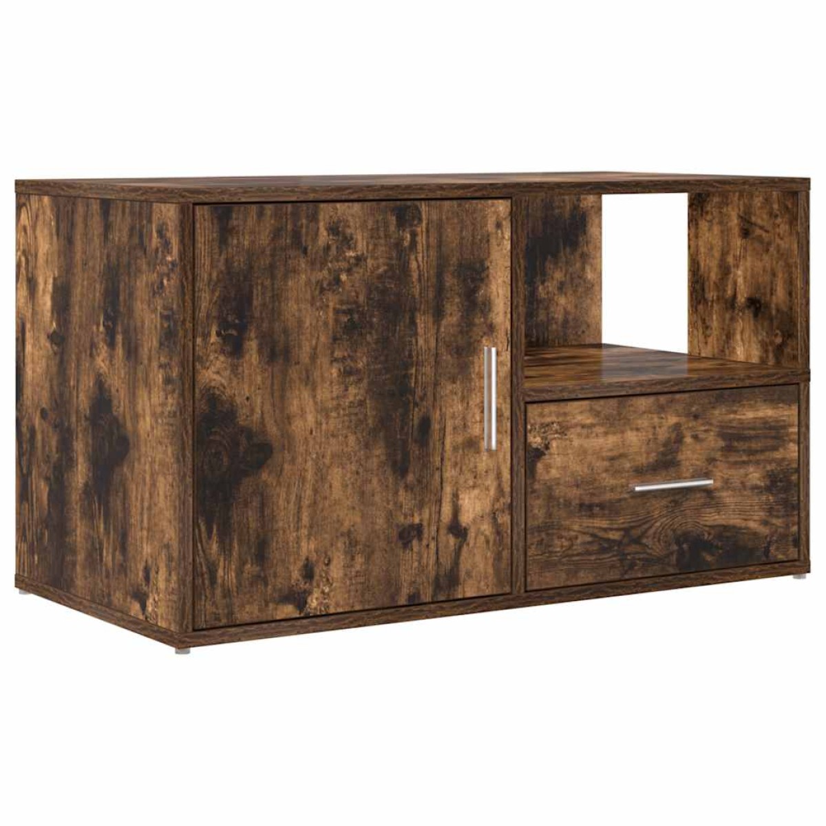 vidaXL Γωνιακό Έπιπλο Καπνιστή δρυς 200x40x45 εκ. από Επεξεργ. Ξύλο