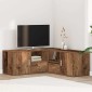 vidaXL Ντουλάπι Γωνιακό Όψη Παλαιού Ξύλου 200x40x45 εκ. από Επεξ. Ξύλο