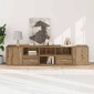vidaXL Ντουλάπι Γωνιακό Αρτισιανή Δρυς 200x40x45 εκ. από Επεξ. Ξύλο