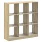 vidaXL Βιβλιοθήκη Sonoma Δρυς 102x32x108 εκ. από Επεξεργασμένο Ξύλο