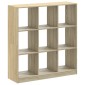 vidaXL Βιβλιοθήκη Sonoma Δρυς 102x32x108 εκ. από Επεξεργασμένο Ξύλο