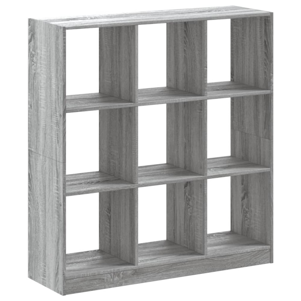 vidaXL Βιβλιοθήκη Γκρι Sonoma 102x32x108 εκ. από Επεξεργ. Ξύλο