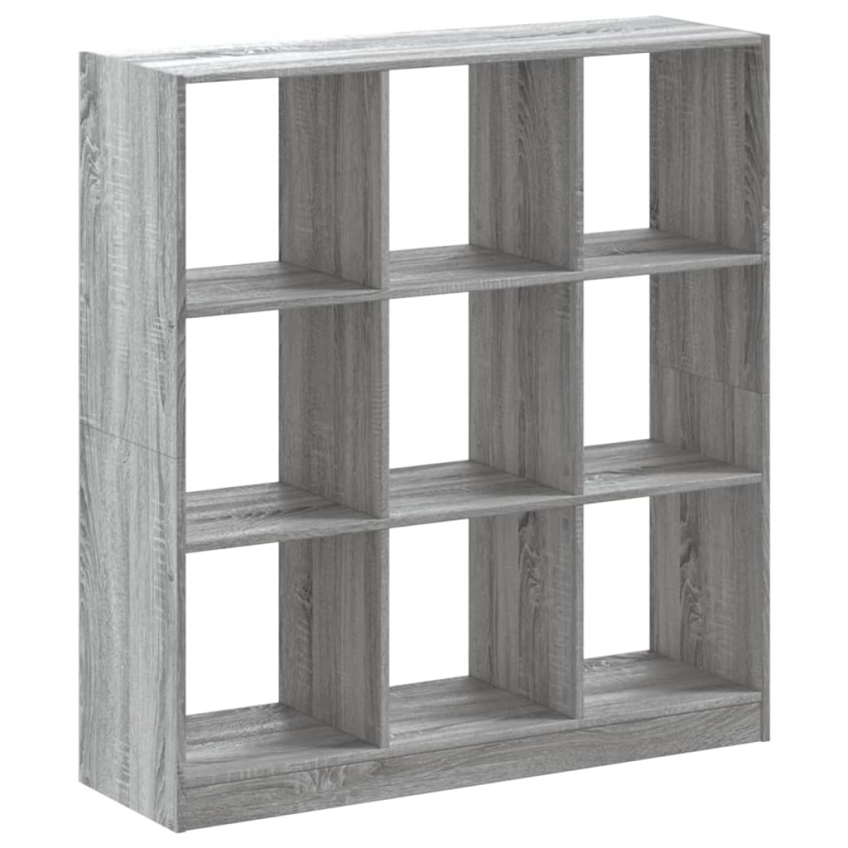 vidaXL Βιβλιοθήκη Γκρι Sonoma 102x32x108 εκ. από Επεξεργ. Ξύλο