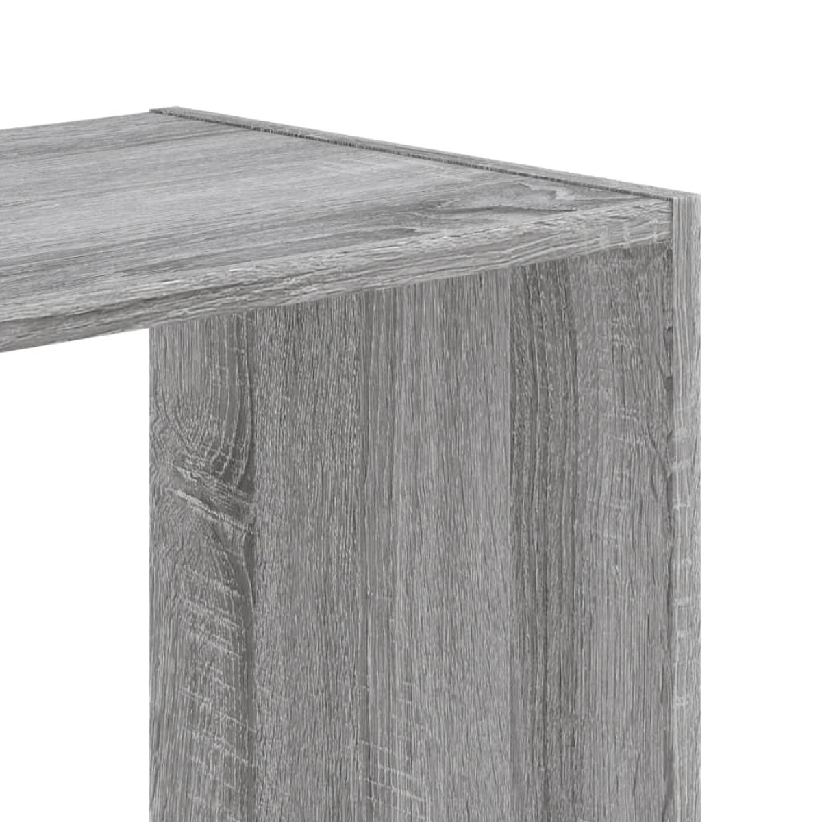 vidaXL Βιβλιοθήκη Γκρι Sonoma 102x32x108 εκ. από Επεξεργ. Ξύλο