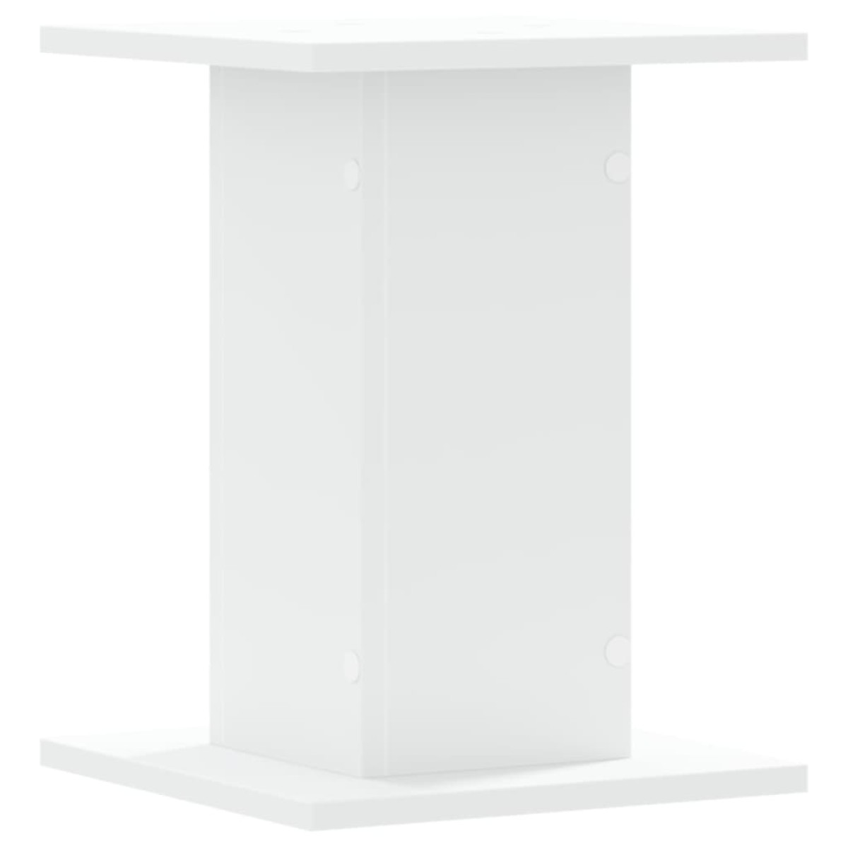 vidaXL Βάσεις Φυτών 2 τεμ. Λευκές 30x30x40 εκ. από Επεξεργασμένο Ξύλο