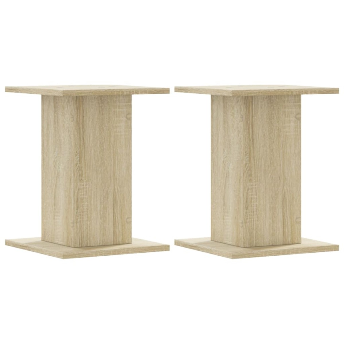vidaXL Βάσεις Φυτών 2 Τεμ. Sonoma Δρυς 30x30x40 εκ. Επεξεργασμένο Ξύλο