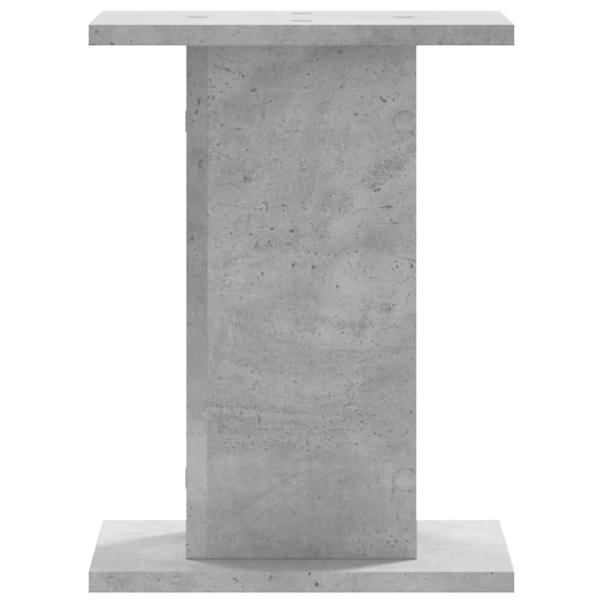 vidaXL Βάσεις Φυτών 2 τεμ. Γκρι Σκυρ. 30x30x40 εκ. Επεξεργασμένο Ξύλο