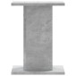 vidaXL Βάσεις Φυτών 2 τεμ. Γκρι Σκυρ. 30x30x40 εκ. Επεξεργασμένο Ξύλο