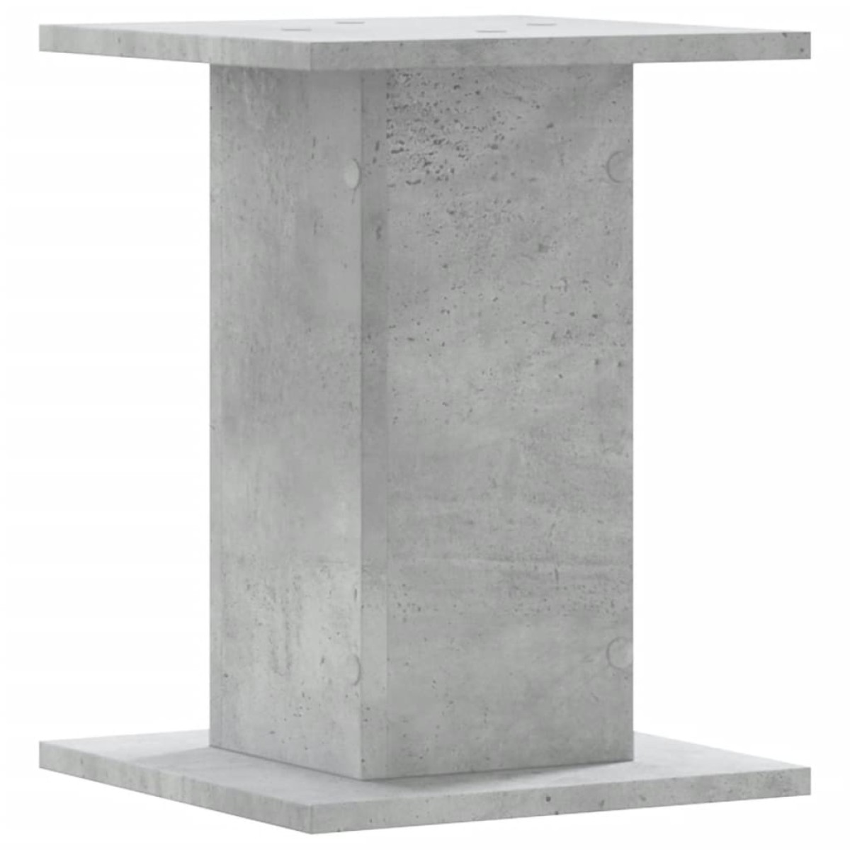 vidaXL Βάσεις Φυτών 2 τεμ. Γκρι Σκυρ. 30x30x40 εκ. Επεξεργασμένο Ξύλο