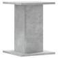 vidaXL Βάσεις Φυτών 2 τεμ. Γκρι Σκυρ. 30x30x40 εκ. Επεξεργασμένο Ξύλο