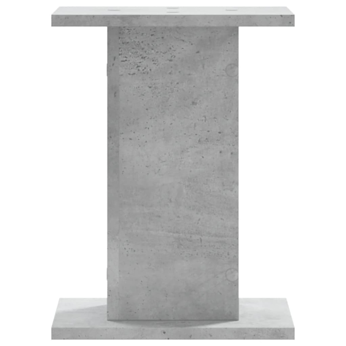 vidaXL Βάσεις Φυτών 2 τεμ. Γκρι Σκυρ. 30x30x40 εκ. Επεξεργασμένο Ξύλο