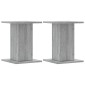 vidaXL Βάσεις Φυτών 2 Τεμ. Γκρι Sonoma 30x30x40 εκ. Επεξεργασμένο Ξύλο