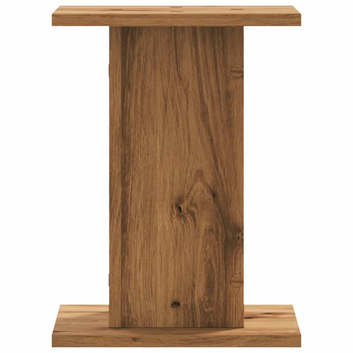 vidaXL Βάσεις Φυτών 2 τεμ. Αρτισιανή Δρυς 30x30x40 εκ. Επεξ. Ξύλο