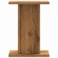 vidaXL Βάσεις Φυτών 2 τεμ. Αρτισιανή Δρυς 30x30x40 εκ. Επεξ. Ξύλο