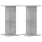 vidaXL Βάσεις Φυτών 2 τεμ. Γκρι Σκυρ. 30x30x60 εκ. Επεξεργασμένο Ξύλο