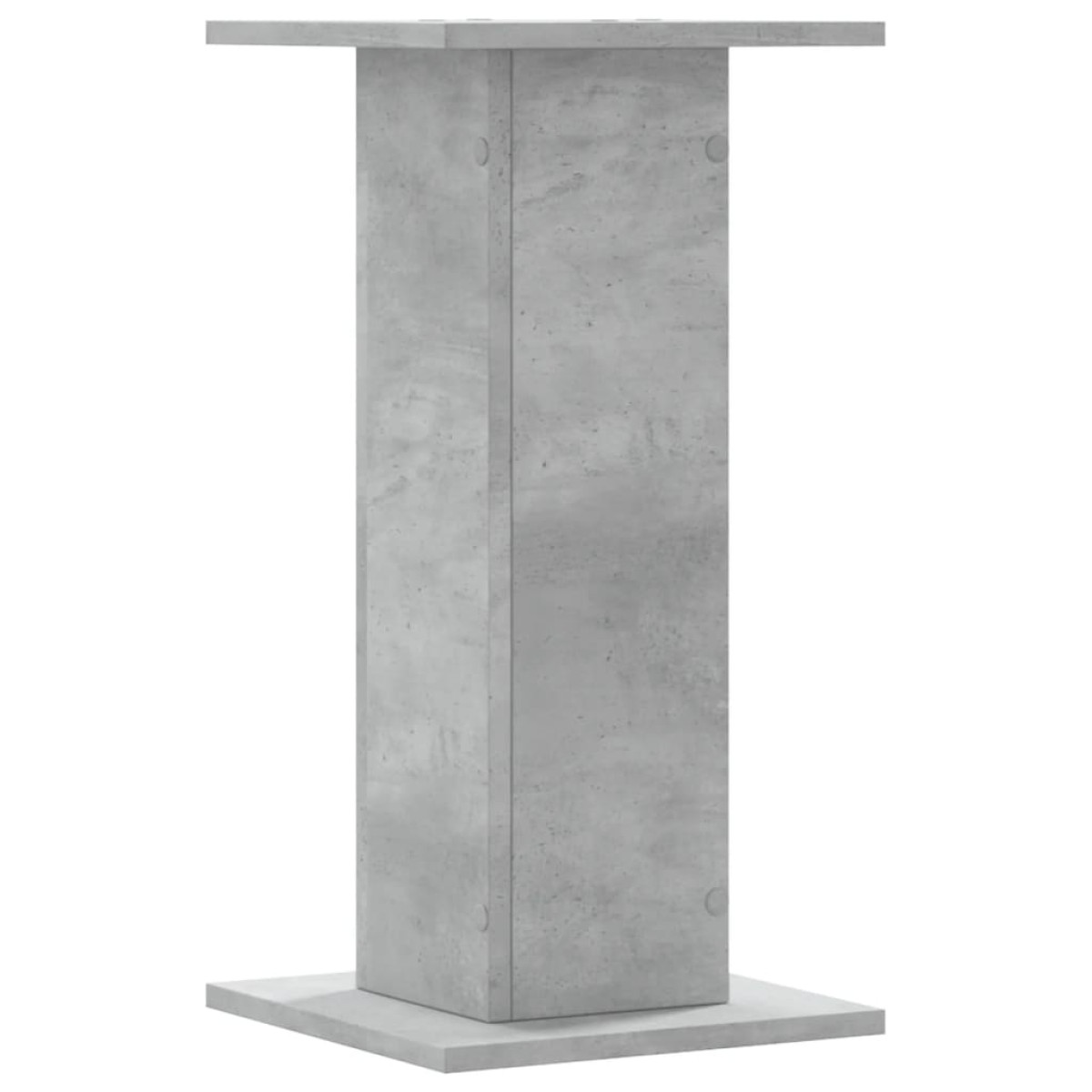 vidaXL Βάσεις Φυτών 2 τεμ. Γκρι Σκυρ. 30x30x60 εκ. Επεξεργασμένο Ξύλο