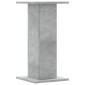 vidaXL Βάσεις Φυτών 2 τεμ. Γκρι Σκυρ. 30x30x60 εκ. Επεξεργασμένο Ξύλο