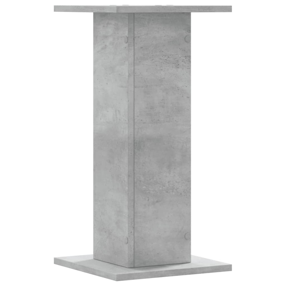 vidaXL Βάσεις Φυτών 2 τεμ. Γκρι Σκυρ. 30x30x60 εκ. Επεξεργασμένο Ξύλο