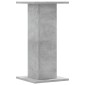 vidaXL Βάσεις Φυτών 2 τεμ. Γκρι Σκυρ. 30x30x60 εκ. Επεξεργασμένο Ξύλο