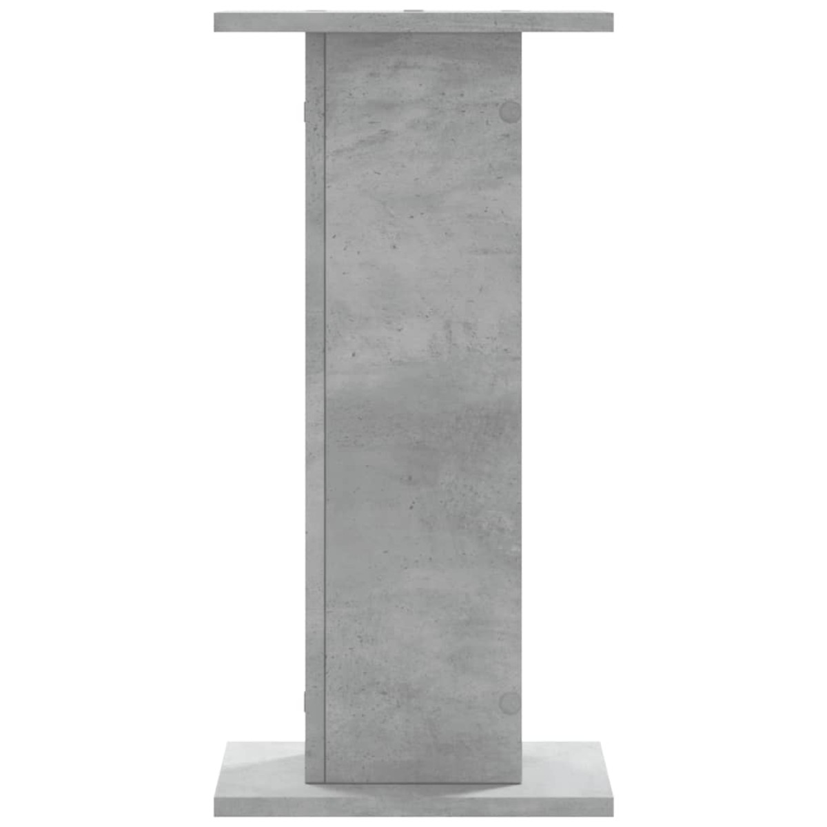 vidaXL Βάσεις Φυτών 2 τεμ. Γκρι Σκυρ. 30x30x60 εκ. Επεξεργασμένο Ξύλο