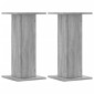 vidaXL Βάσεις Φυτών 2 Τεμ. Γκρι Sonoma 30x30x60 εκ. Επεξεργασμένο Ξύλο