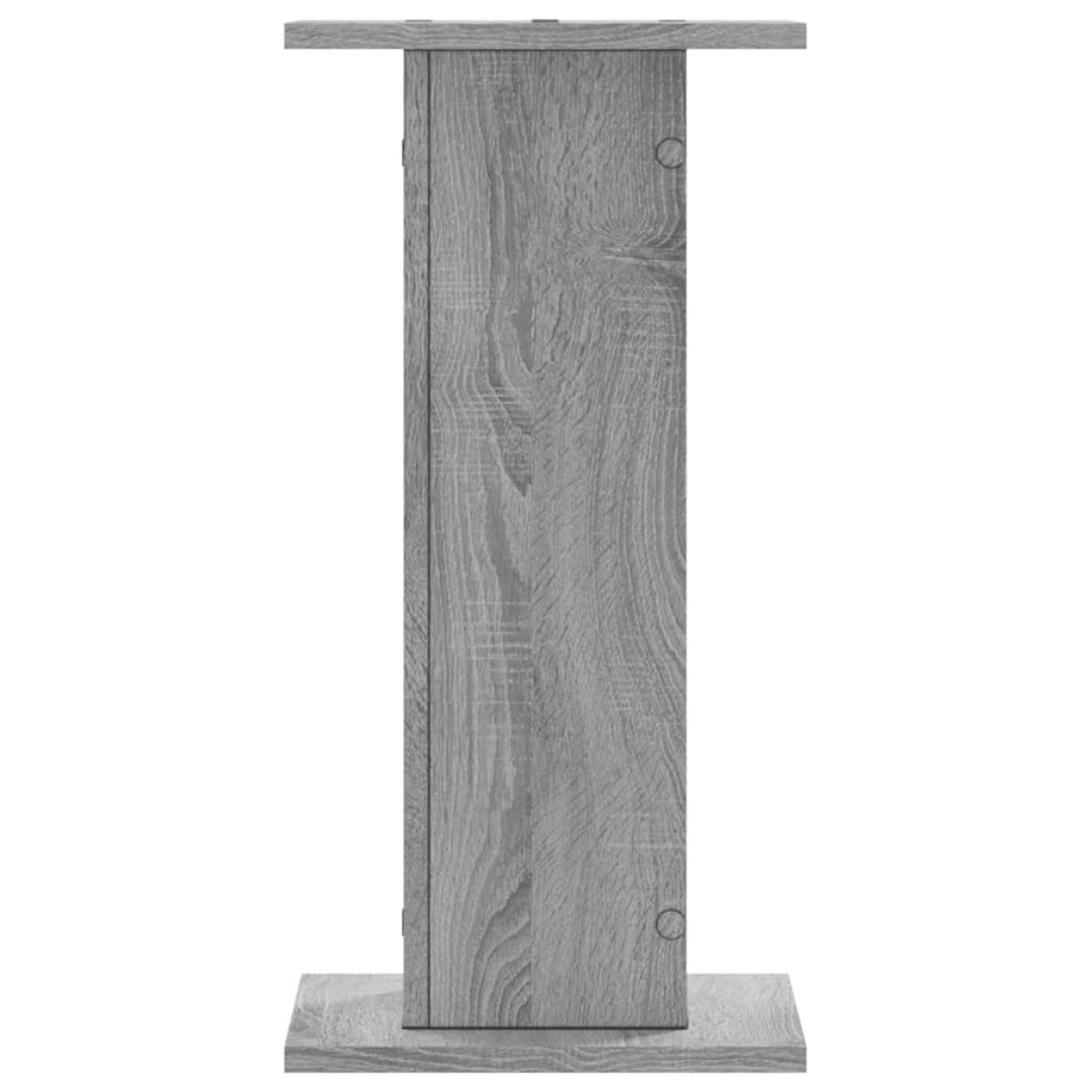 vidaXL Βάσεις Φυτών 2 Τεμ. Γκρι Sonoma 30x30x60 εκ. Επεξεργασμένο Ξύλο