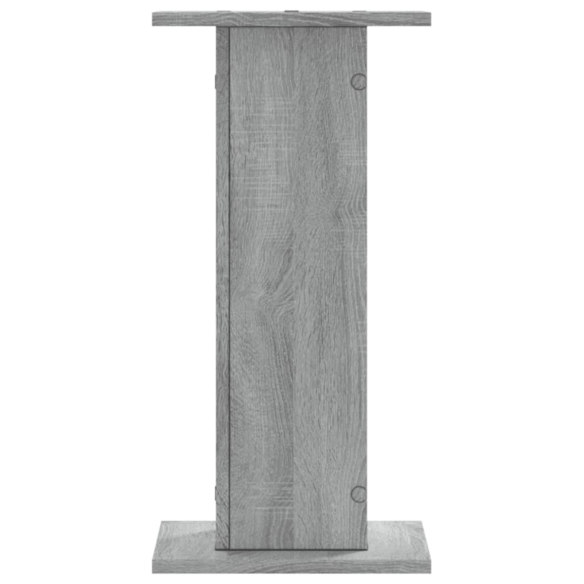 vidaXL Βάσεις Φυτών 2 Τεμ. Γκρι Sonoma 30x30x60 εκ. Επεξεργασμένο Ξύλο