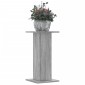 vidaXL Βάσεις Φυτών 2 Τεμ. Γκρι Sonoma 30x30x60 εκ. Επεξεργασμένο Ξύλο