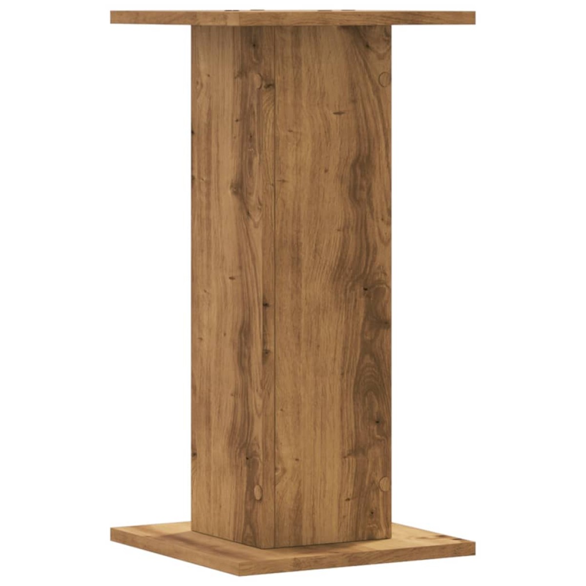 vidaXL Βάσεις Φυτών 2 τεμ. Αρτισιανή Δρυς 30x30x60 εκ. Επεξ. Ξύλο