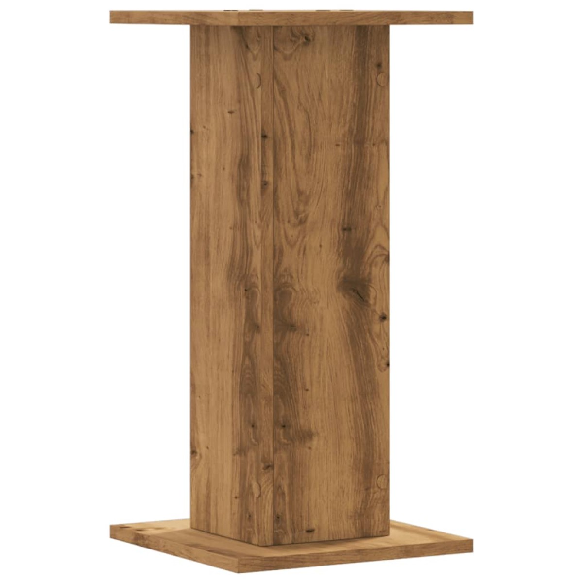 vidaXL Βάσεις Φυτών 2 τεμ. Αρτισιανή Δρυς 30x30x60 εκ. Επεξ. Ξύλο
