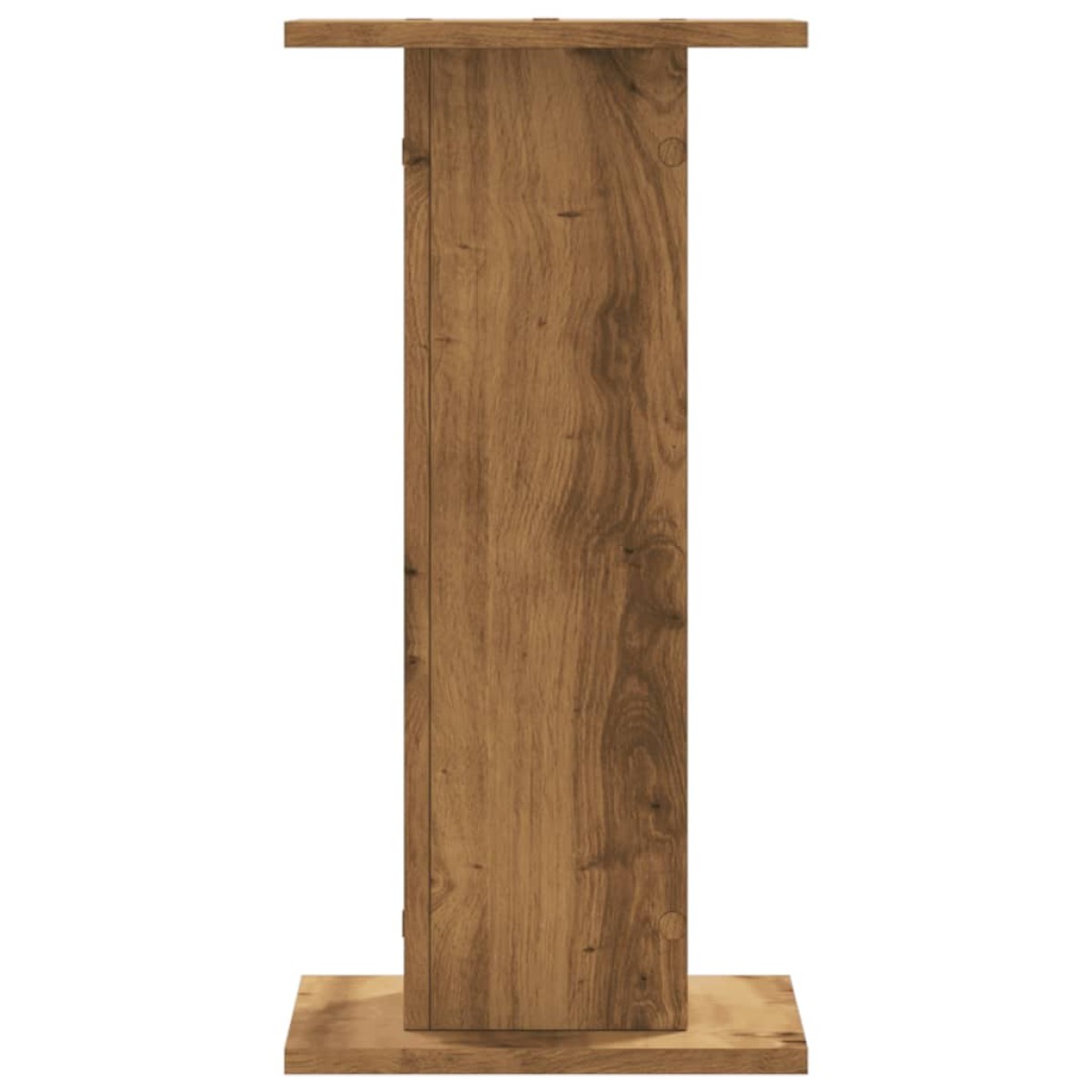 vidaXL Βάσεις Φυτών 2 τεμ. Αρτισιανή Δρυς 30x30x60 εκ. Επεξ. Ξύλο