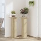 vidaXL Βάσεις Φυτών 2 Τεμ. Sonoma Δρυς 30x30x80 εκ. Επεξεργασμένο Ξύλο