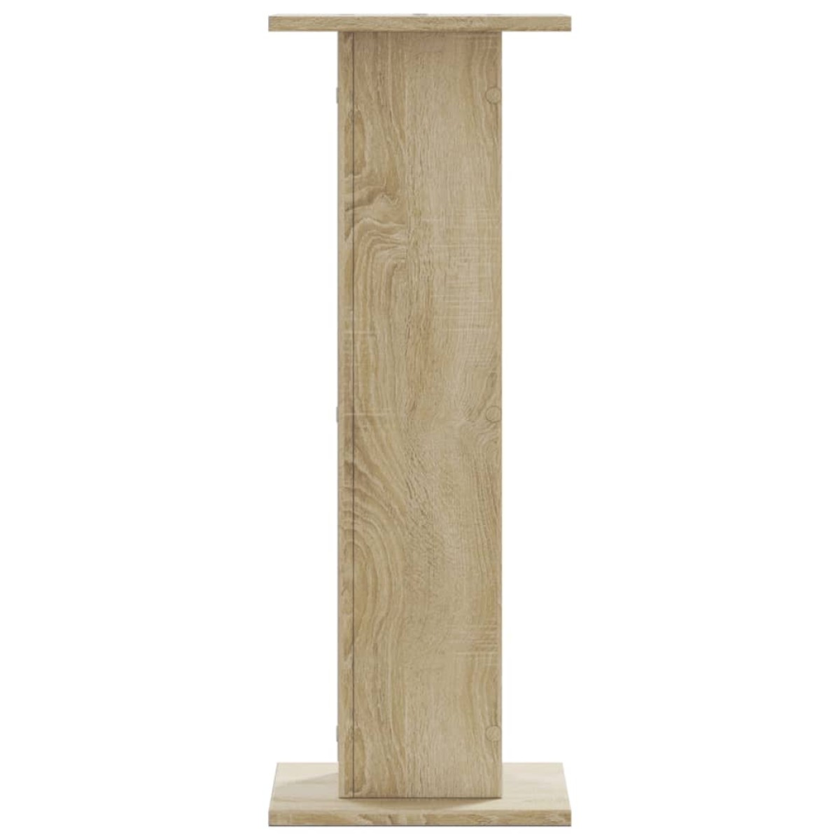vidaXL Βάσεις Φυτών 2 Τεμ. Sonoma Δρυς 30x30x80 εκ. Επεξεργασμένο Ξύλο